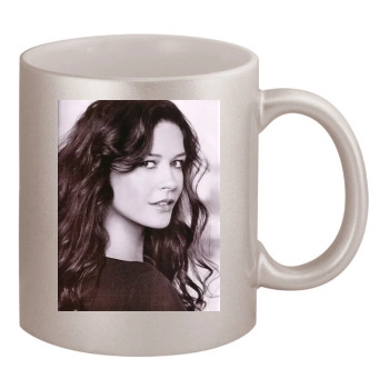 Catherine Zeta-Jones 11oz Metallic Silver Mug