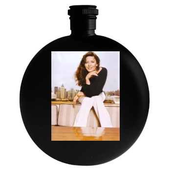 Catherine Zeta-Jones Round Flask