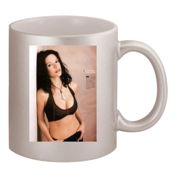 Catherine Zeta-Jones 11oz Metallic Silver Mug