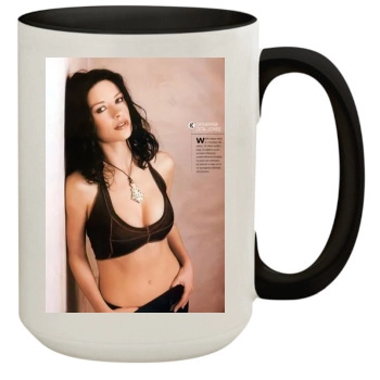 Catherine Zeta-Jones 15oz Colored Inner & Handle Mug