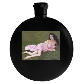 Catherine Zeta-Jones Round Flask