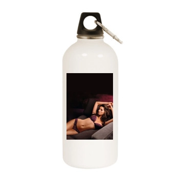 Catrinel Menghia White Water Bottle With Carabiner