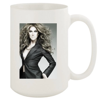 Celine Dion 15oz White Mug