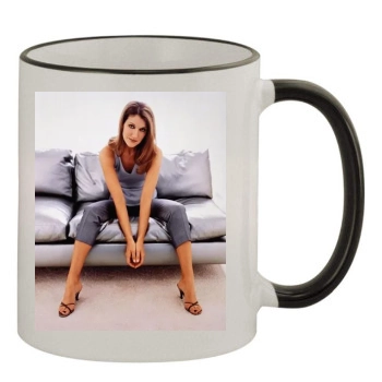 Celine Dion 11oz Colored Rim & Handle Mug