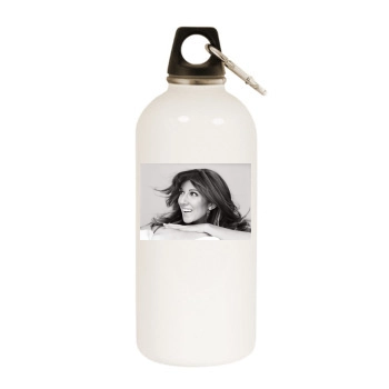 Celine Dion White Water Bottle With Carabiner