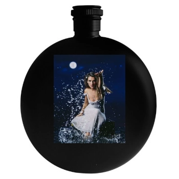 Celine Dion Round Flask