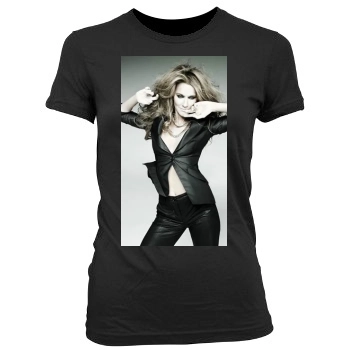 Celine Dion Women's Junior Cut Crewneck T-Shirt
