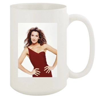 Celine Dion 15oz White Mug