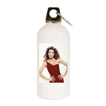 Celine Dion White Water Bottle With Carabiner