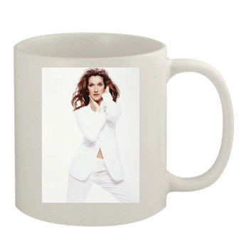 Celine Dion 11oz White Mug