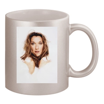 Celine Dion 11oz Metallic Silver Mug