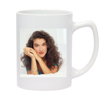 Celine Dion 14oz White Statesman Mug