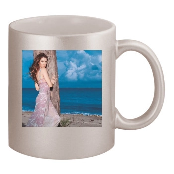 Celine Dion 11oz Metallic Silver Mug