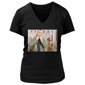 Chad Michael Murray Women's Deep V-Neck TShirt