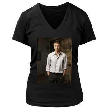 Chad Michael Murray Women's Deep V-Neck TShirt