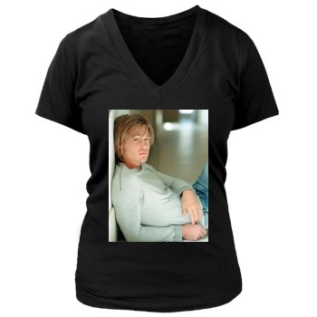 Chad Michael Murray Women's Deep V-Neck TShirt