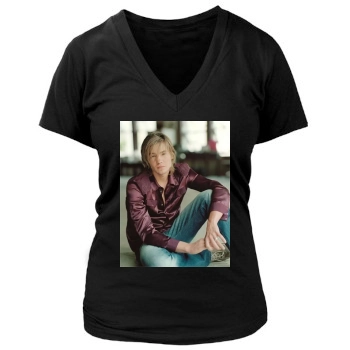 Chad Michael Murray Women's Deep V-Neck TShirt