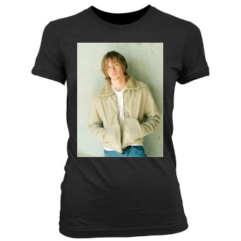 Chad Michael Murray Women's Junior Cut Crewneck T-Shirt