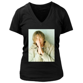 Chad Michael Murray Women's Deep V-Neck TShirt