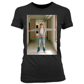 Chad Michael Murray Women's Junior Cut Crewneck T-Shirt