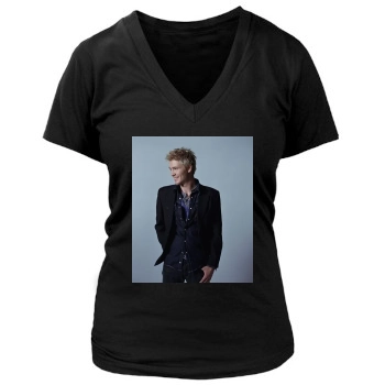 Chad Michael Murray Women's Deep V-Neck TShirt