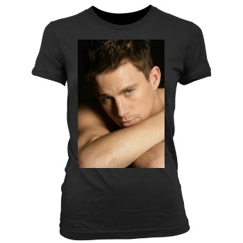 Channing Tatum Women's Junior Cut Crewneck T-Shirt