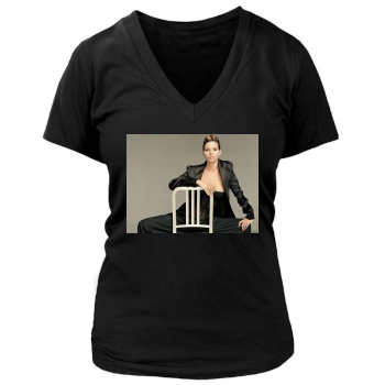 Charisma Carpenter Women's Deep V-Neck TShirt