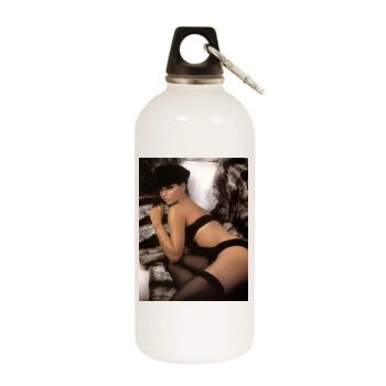 Charisma Carpenter White Water Bottle With Carabiner