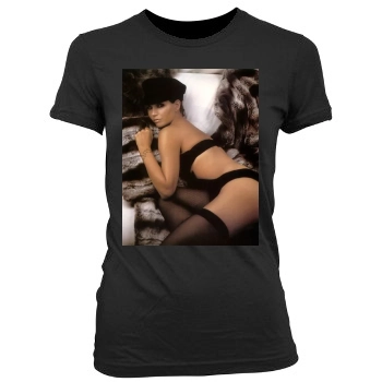 Charisma Carpenter Women's Junior Cut Crewneck T-Shirt