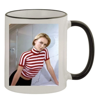 Charlize Theron 11oz Colored Rim & Handle Mug