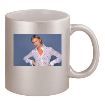 Charlize Theron 11oz Metallic Silver Mug