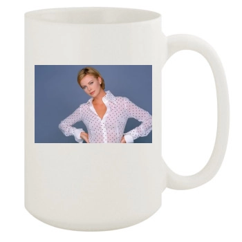 Charlize Theron 15oz White Mug