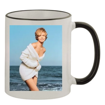 Charlize Theron 11oz Colored Rim & Handle Mug