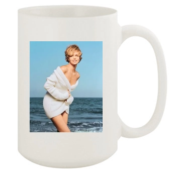 Charlize Theron 15oz White Mug