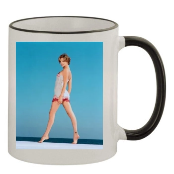 Charlize Theron 11oz Colored Rim & Handle Mug