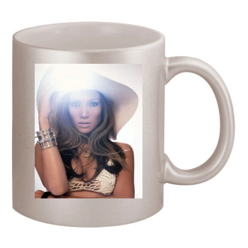 Jennifer Lopez 11oz Metallic Silver Mug