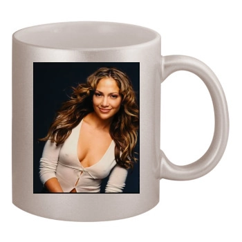 Jennifer Lopez 11oz Metallic Silver Mug