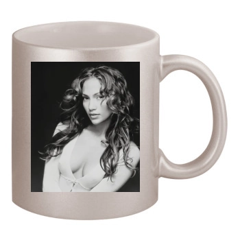 Jennifer Lopez 11oz Metallic Silver Mug