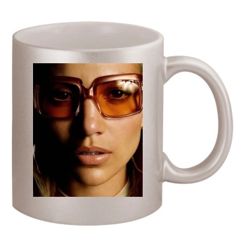 Jennifer Lopez 11oz Metallic Silver Mug