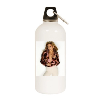 Jennifer Lopez White Water Bottle With Carabiner