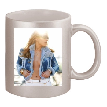 Jennifer Lopez 11oz Metallic Silver Mug