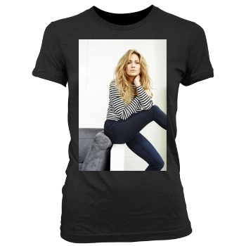 Jennifer Lopez Women's Junior Cut Crewneck T-Shirt