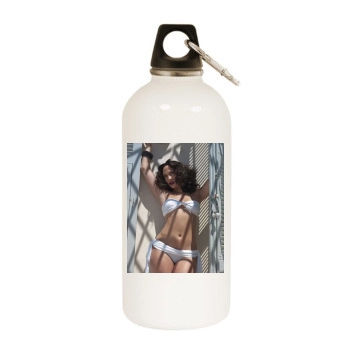 Jennifer Lopez White Water Bottle With Carabiner