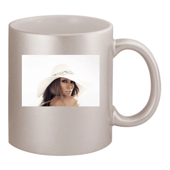 Jennifer Lopez 11oz Metallic Silver Mug