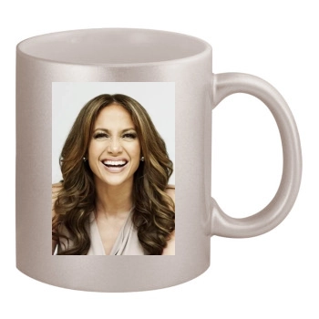 Jennifer Lopez 11oz Metallic Silver Mug