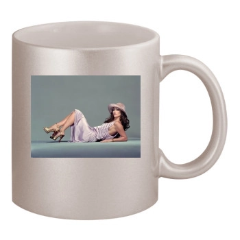 Jennifer Lopez 11oz Metallic Silver Mug