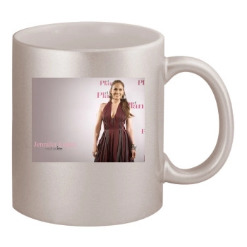 Jennifer Lopez 11oz Metallic Silver Mug