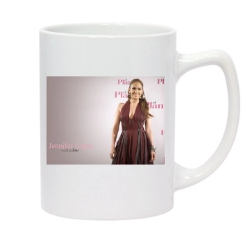 Jennifer Lopez 14oz White Statesman Mug