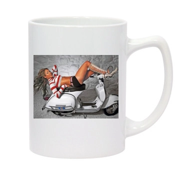 Jennifer Lopez 14oz White Statesman Mug