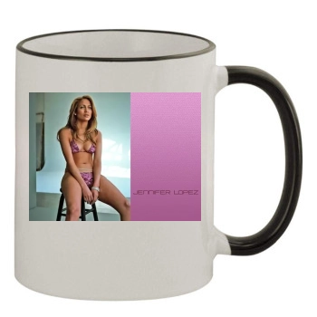 Jennifer Lopez 11oz Colored Rim & Handle Mug